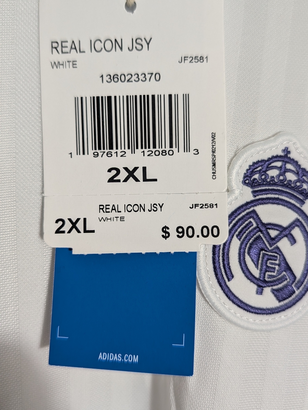 adidas Originals Real Madrid Terrace Icons Jersey - Picture 2 of 9